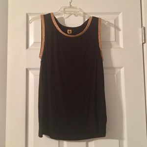 Anne Klein Gold Lined Shirt